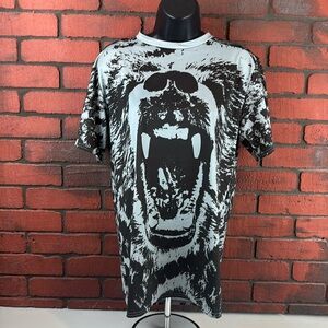 Under Armour Shirt Womans XL Bear AOP‎ Print
